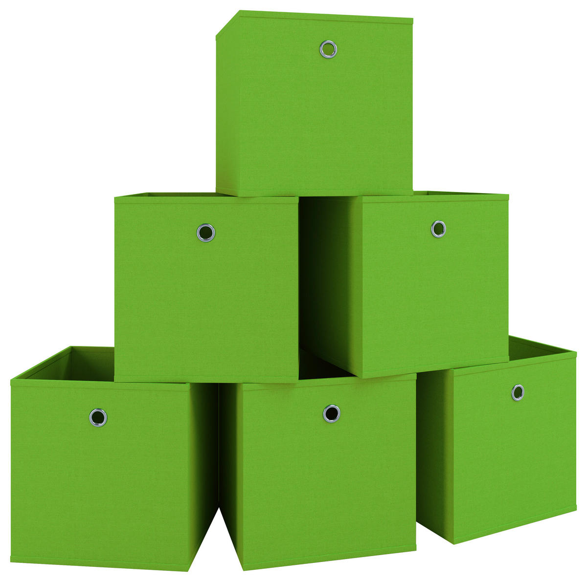 FALTBOX  - Grün, Basics, Kunststoff (27/28/27cm) - MID.YOU