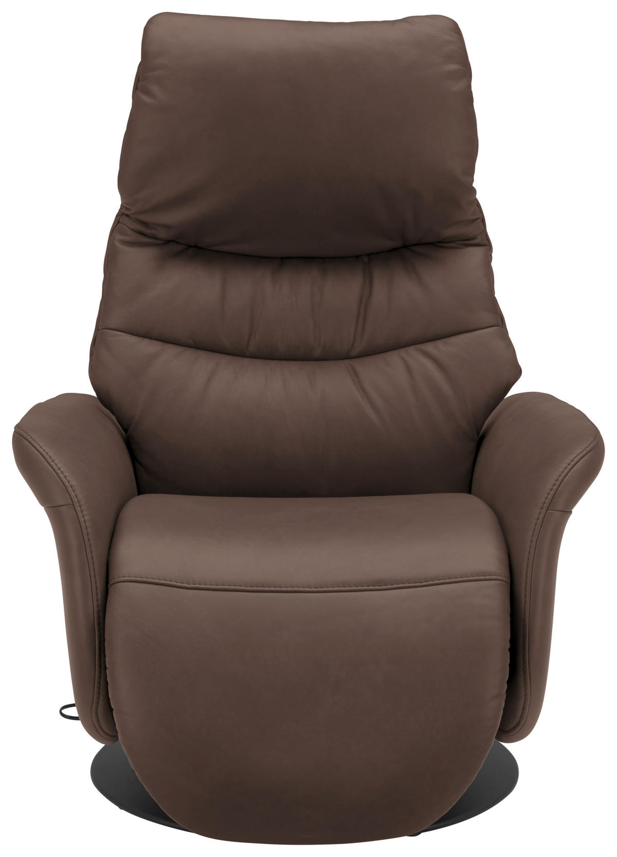 RELAXSESSEL in Leder Dunkelbraun  - Anthrazit/Dunkelbraun, Design, Leder/Metall (78/111/85cm) - Himolla Komfortklass