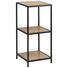 REGALELEMENT in 35,0/82,5/37,0 cm Eichefarben - Eichefarben/Schwarz, Trend, Holzwerkstoff/Metall (35,0/82,5/37,0cm) - Carryhome REGALELEMENT in 35,0/82,5/37,0 cm Eichefarben - Eichefarben/Schwarz, Trend, Holzwerkstoff/Metall (35,0/82,5/37,0cm) - Carryhome