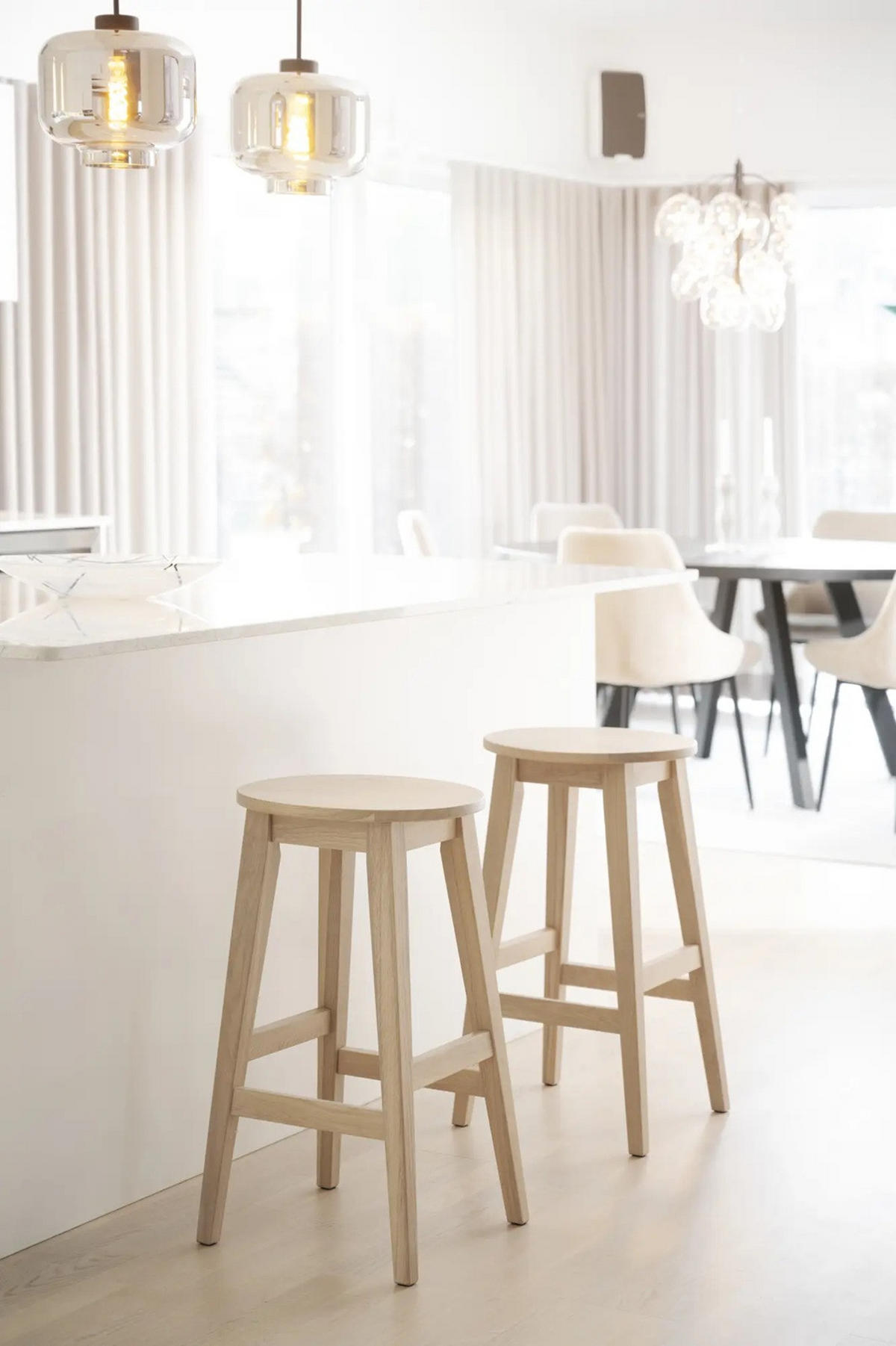 BARPALL i ek Bianco  - ek Bianco, Klassisk, trä (35/65/35cm) - Rowico