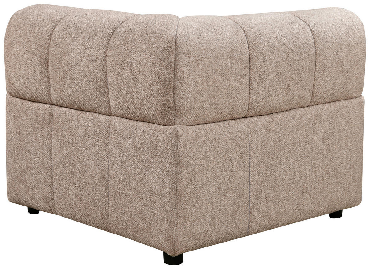 ECKELEMENT Struktur  - Beige/Schwarz, Design, Holz/Kunststoff (84/70/84cm) - MID.YOU