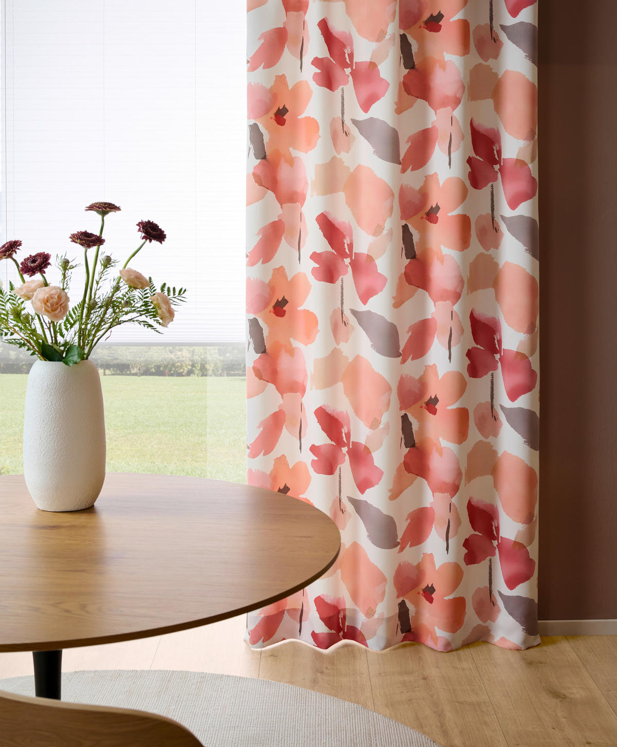 DEKOSTOFF per lfm blickdicht  - Rosa, KONVENTIONELL, Textil (145cm) - Esposa