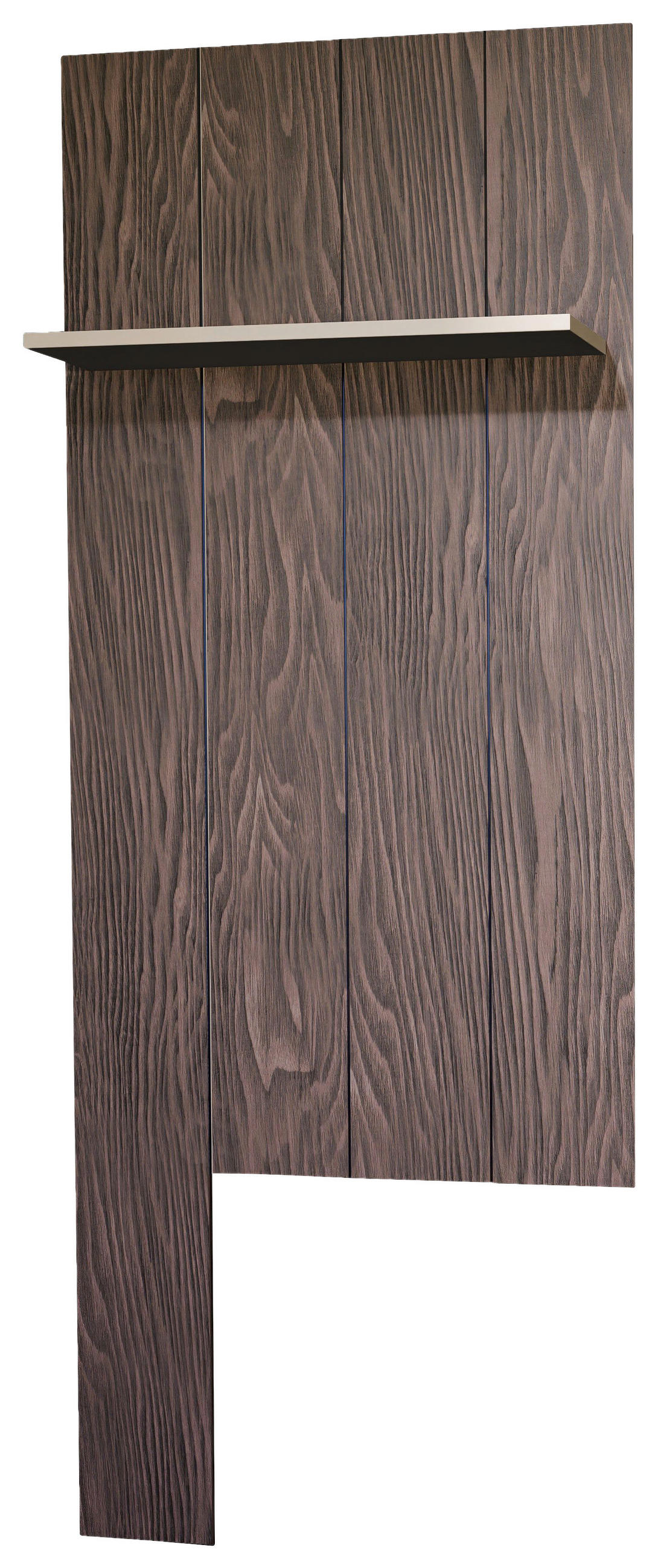 WANDPANEEL Nussbaumfarben  89/225/22 cm  - Nussbaumfarben, Design, Holzwerkstoff (89/225/22cm) - Stylife