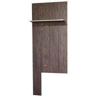 WANDPANEEL Nussbaumfarben  89/225/22 cm  - Nussbaumfarben, Design, Holzwerkstoff (89/225/22cm) - Stylife