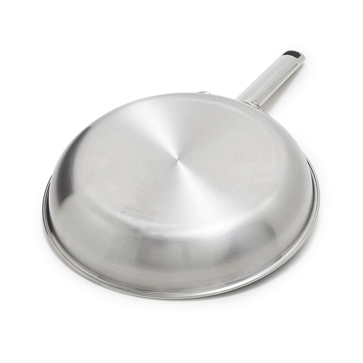 SCHMORPFANNE Apex Keramikbeschichtung 24 cm  - Edelstahlfarben/Transparent, Basics, Glas/Metall (24cm) - GreenPan