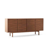 SIDEBOARD  190/85/43 cm 2 låda(or)  - mörkbrun, Design, trä (190/85/43cm) - Skovby