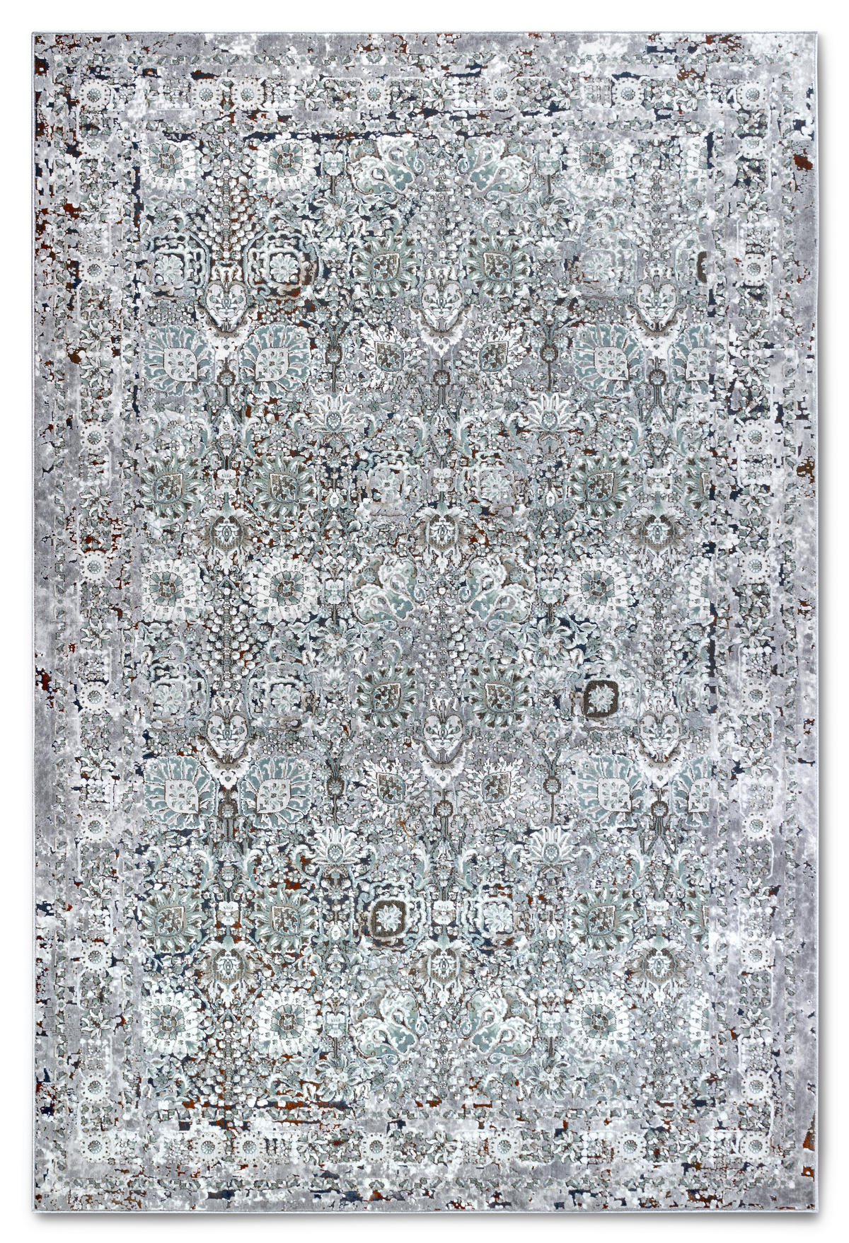 VINTAGE-TEPPICH 155/235 cm Kollektion 1809 Multicolor, Hellgrau  - Multicolor/Hellgrau, Design, Kunststoff/Textil (155/235cm) - Villeroy & Boch