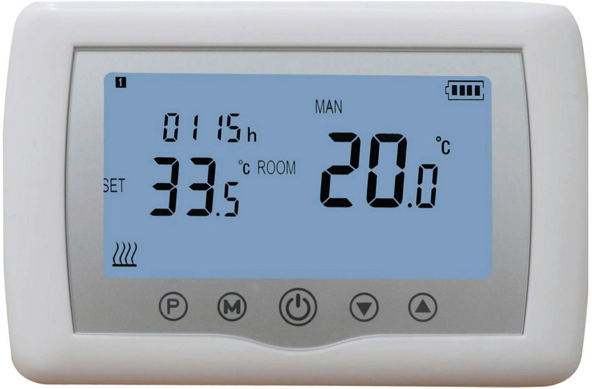 THERMOSTAT - Weiß, Basics, Kunststoff (13,5/8,8/2,2cm)