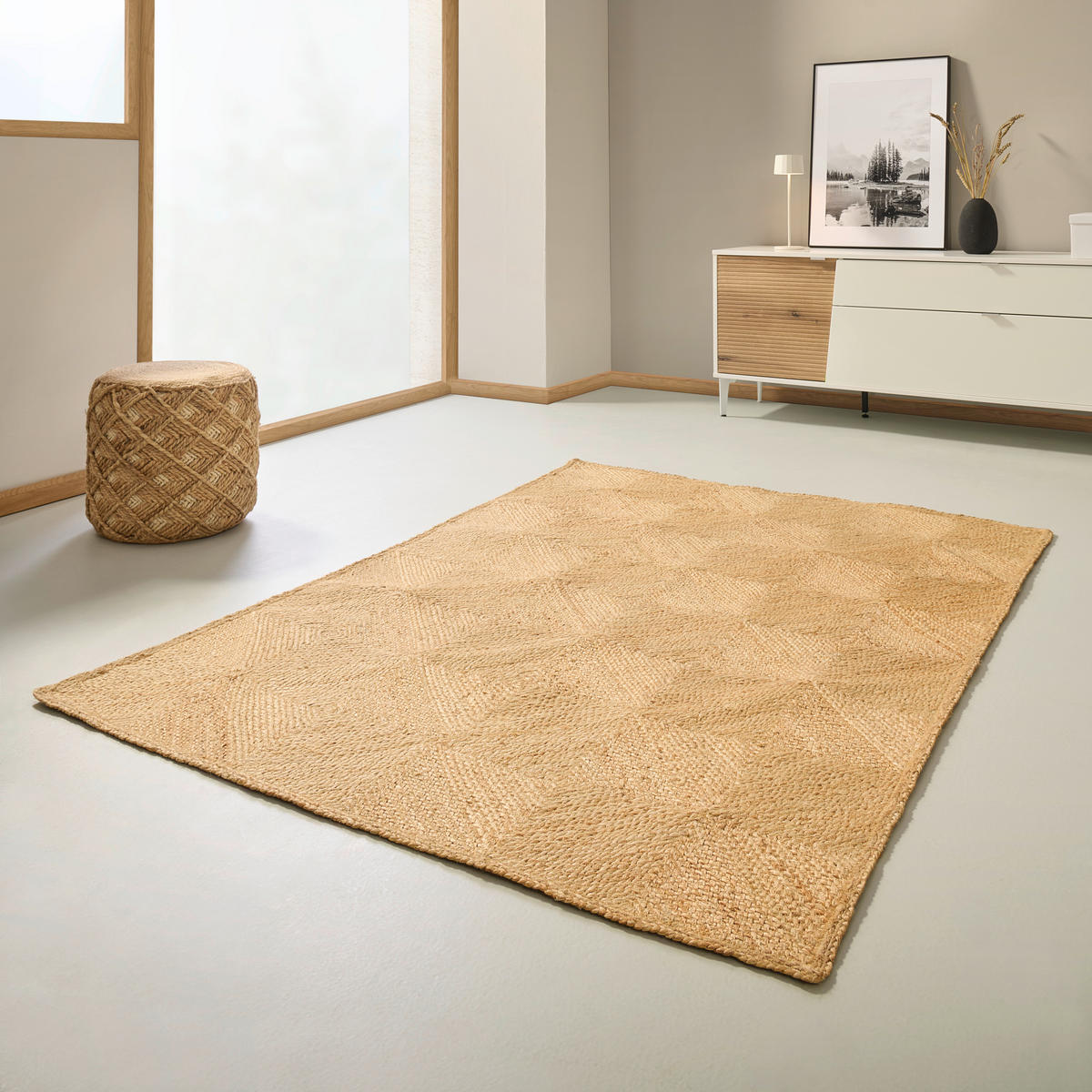 JUTETEPPICH 80/150 cm Naturfarben  - Naturfarben, Natur, Textil (80/150cm) - Linea Natura