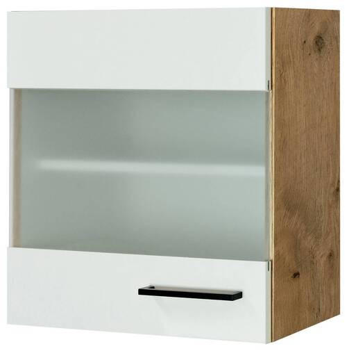 KÜCHENOBERSCHRANK 50/54,8/32 cm  in Eichefarben, Magnolie  - Eichefarben/Magnolie, KONVENTIONELL, Holzwerkstoff/Metall (50/54,8/32cm) - FlexWell