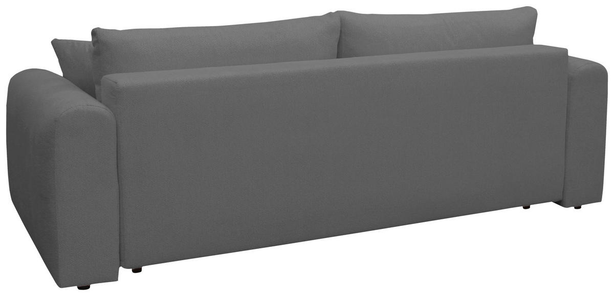 SCHLAFSOFA Grau  - Schwarz/Grau, Design, Holz/Textil (245/90/117cm) - MID.YOU