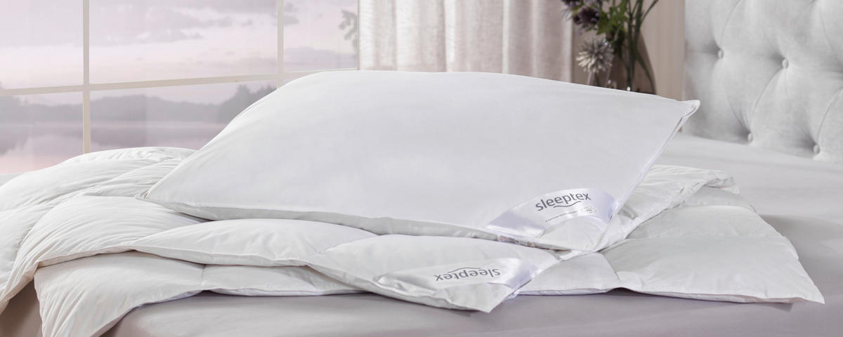 TŘÍKOMOROVÝ POLŠTÁŘ, 70/90 cm - bílá, Basics, textil (70/90cm) - Sleeptex