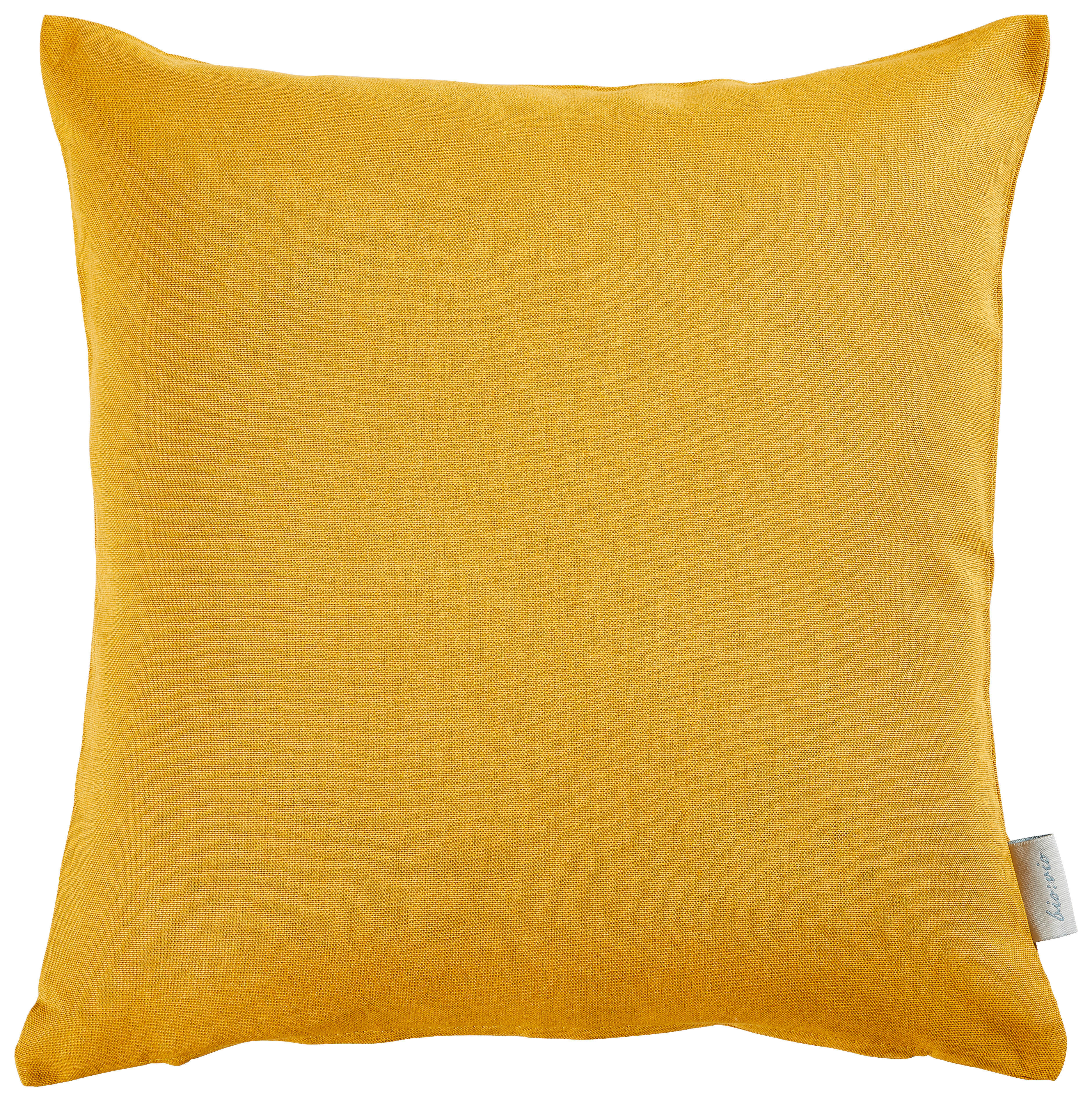 KISSENHÜLLE Panama 60/60 cm  - Goldfarben, Basics, Textil (60/60cm) - Bio:Vio