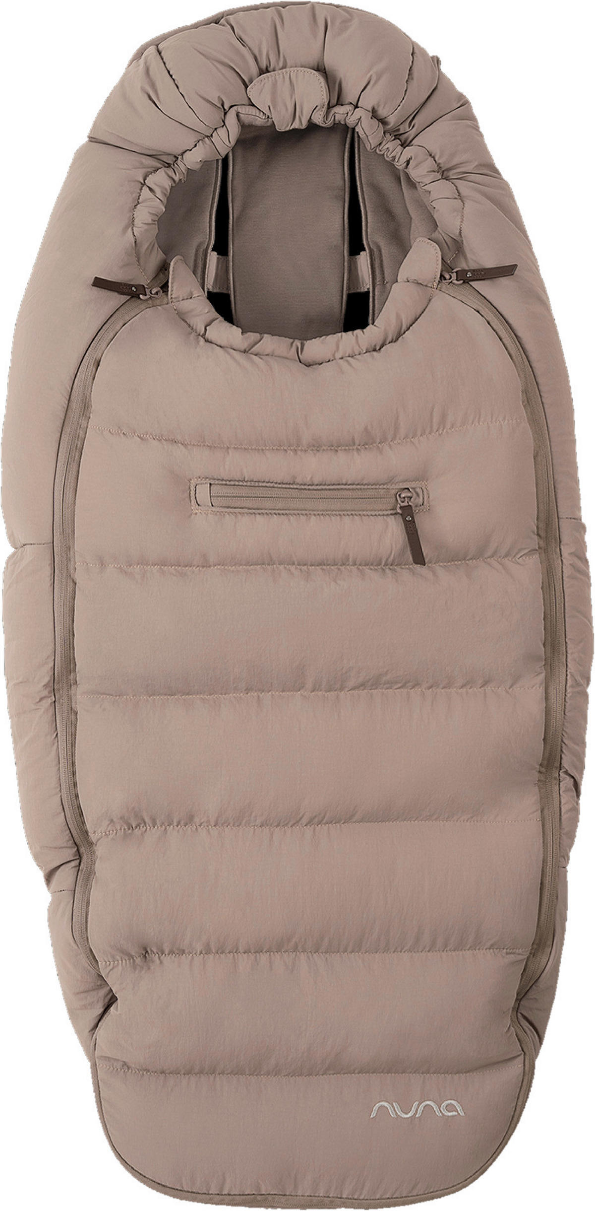 FUßSACK  - Graubraun, Basics, Textil (99/42/14cm) - Nuna