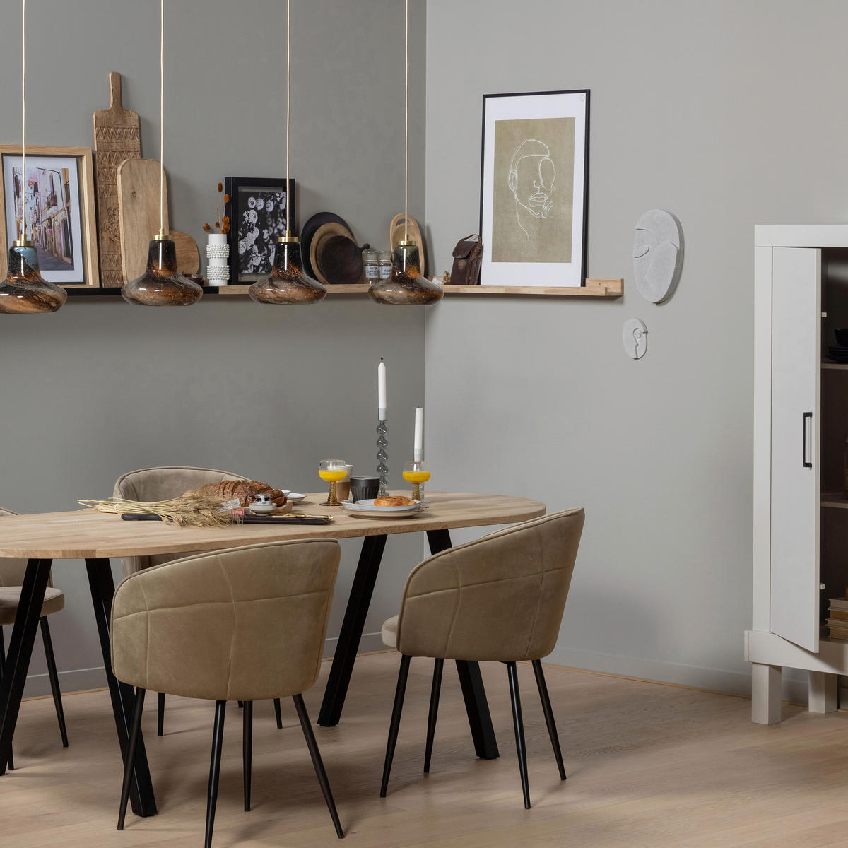 TISCHGESTELL in Metall   - Schwarz, MODERN, Metall (79/72/10cm) - Livetastic