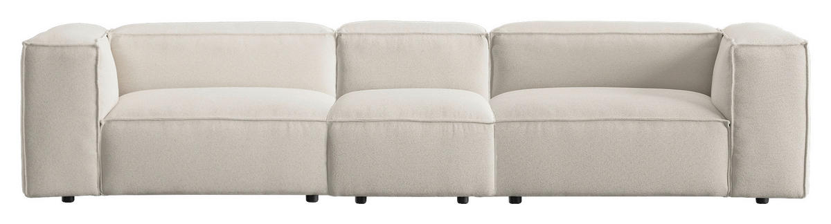 SOFFA i svart, beige  - beige/svart, Basics, trä/textil (317/65/97cm) - Niels Andersson