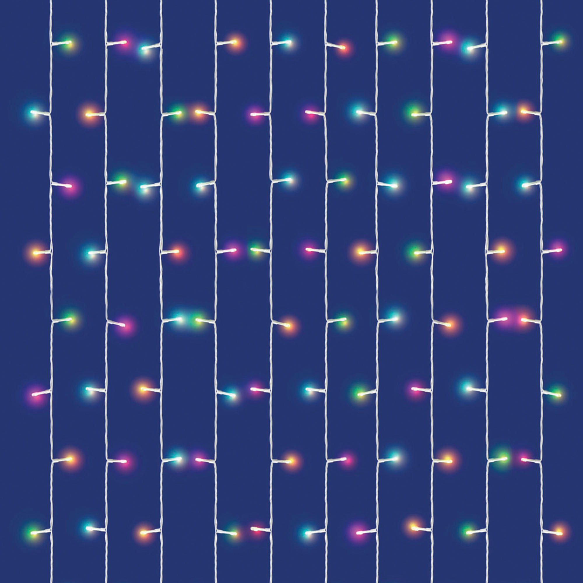 FÉNYFÜGGÖNY - színes, Basics, műanyag/fém (200/200cm)