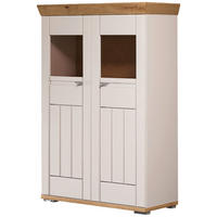 HIGHBOARD  96/144/45 cm  - Kaschmir/Eiche Artisan, ROMANTIK / LANDHAUS, Glas/Holzwerkstoff (96/144/45cm) - Landscape