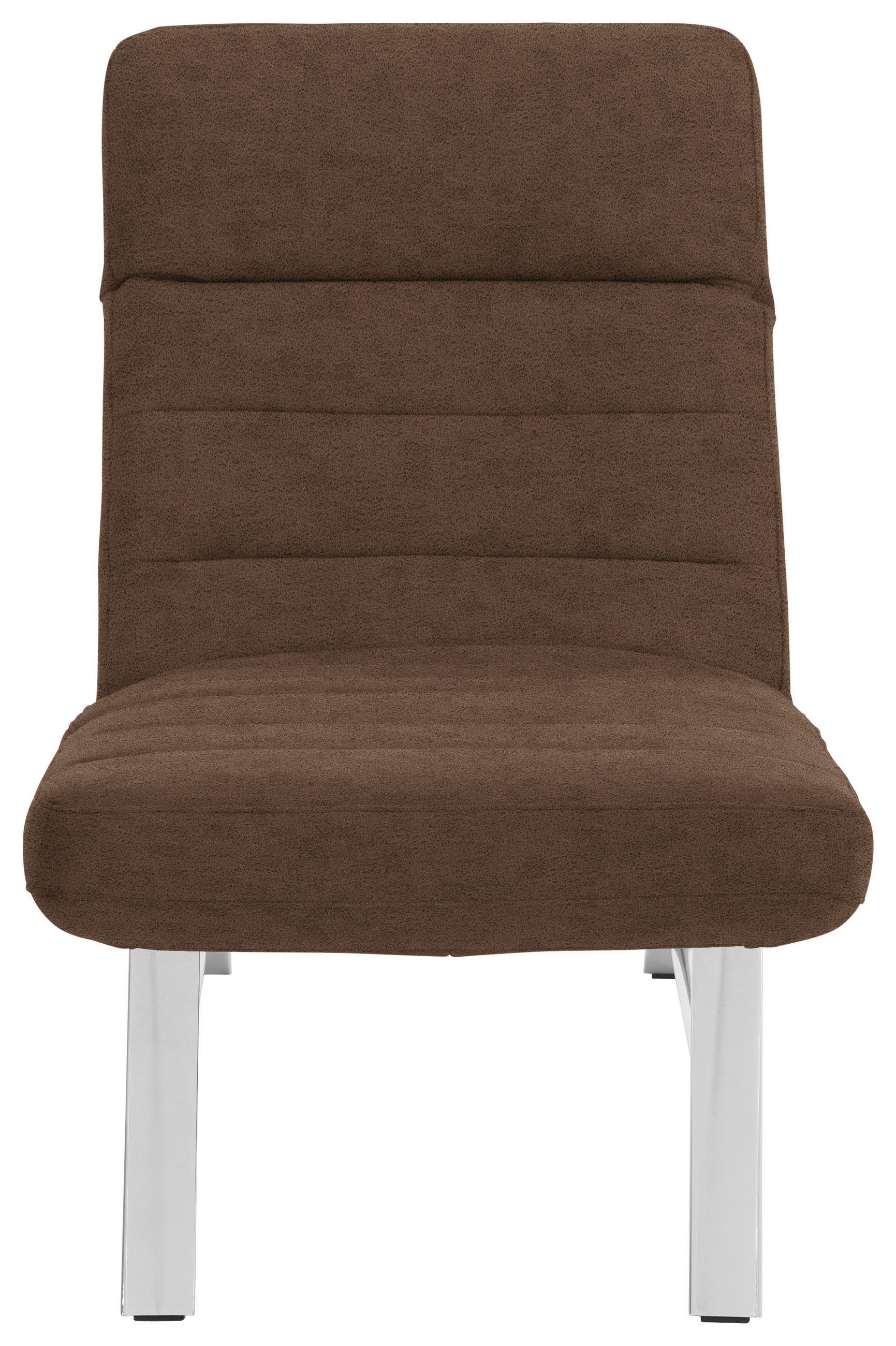 LIEGE in Mikrofaser Braun  - Chromfarben/Braun, Design, Textil/Metall (65/91/170cm) - Chilliano