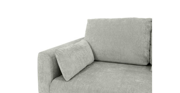 SCHLAFSOFA Chenille Silberfarben  - Silberfarben/Schwarz, KONVENTIONELL, Kunststoff/Textil (161/90/108cm) - Carryhome