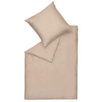 WENDEBETTWÄSCHE SW-Pure Satin 155/220 cm  - Sandfarben/Beige, Basics, Textil (155/220cm) - Schöner Wohnen