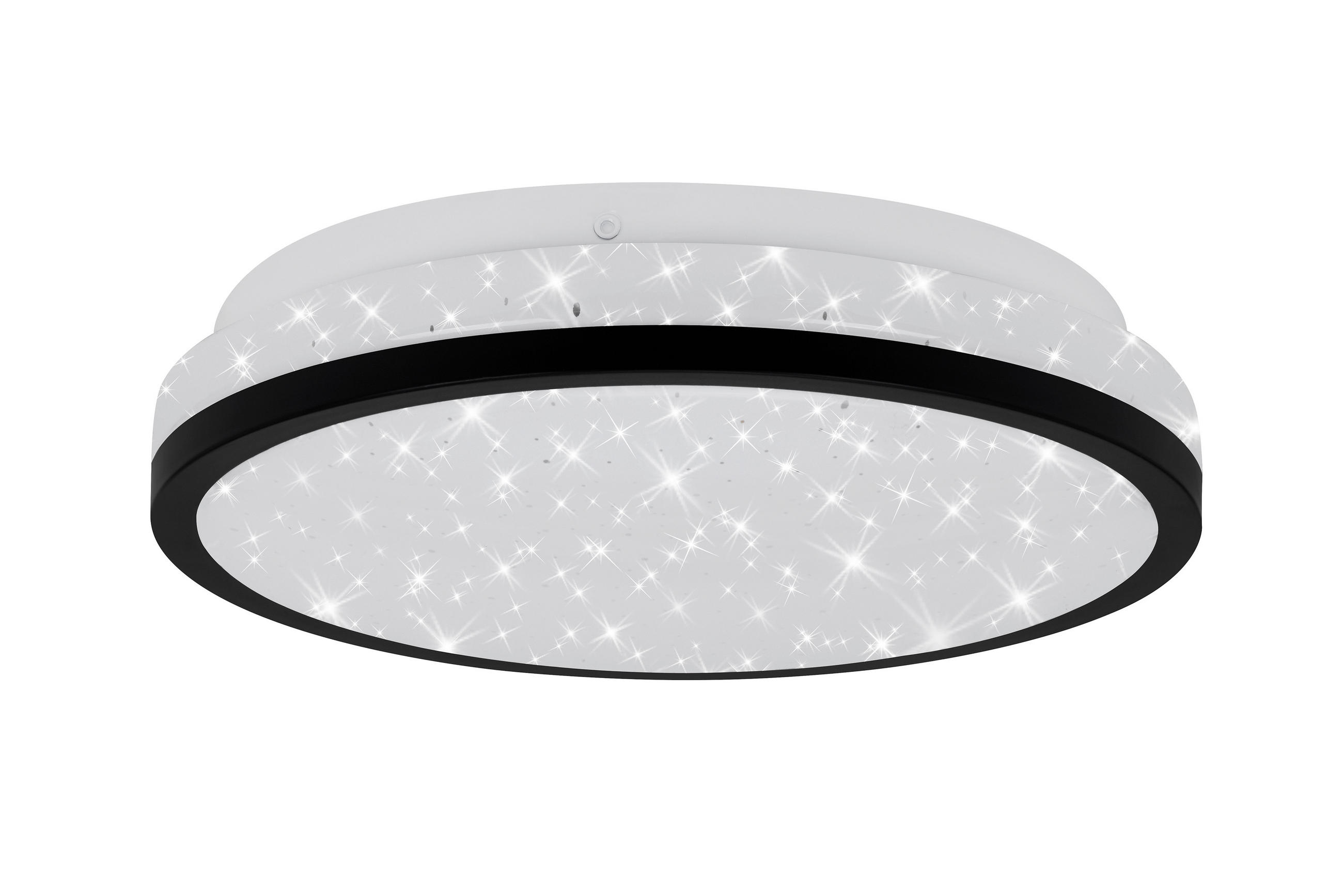 LED SVJETILJKA STROPNA  - crna, Basics, plastika (21,7/6cm)