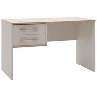 SCHREIBTISCH 125,5/65/75 cm  in Eichefarben, Hellgrau  - Eichefarben/Hellgrau, KONVENTIONELL, Holzwerkstoff (125,5/65/75cm) - Venda