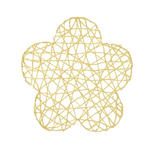 PLATZDECKCHEN Papier Gelb  - Gelb, Trend, Papier (42/40/0,2cm) - Ambia Home