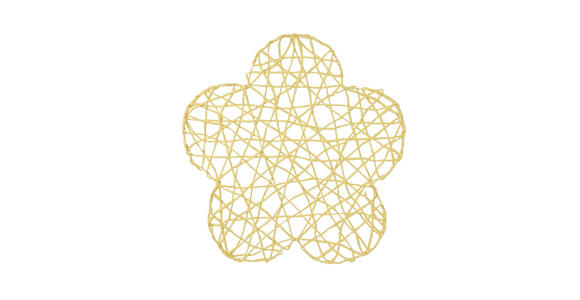 PLATZDECKCHEN Papier Gelb - Gelb, Trend, Papier (42/40/0,2cm) - Ambia Home