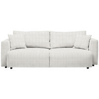 SCHLAFSOFA in Cord Beige  - Beige/Schwarz, Design, Kunststoff/Textil (250/92/105cm) - Carryhome