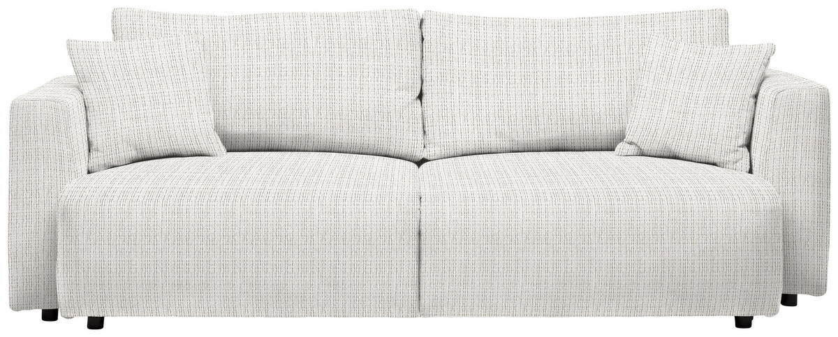 SCHLAFSOFA in Cord Beige  - Beige/Schwarz, Design, Kunststoff/Textil (250/92/105cm) - Carryhome