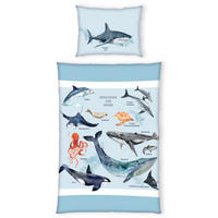 KINDERBETTWÄSCHE Renforcé 135/200 cm  - Blau, KONVENTIONELL, Textil (135/200cm)