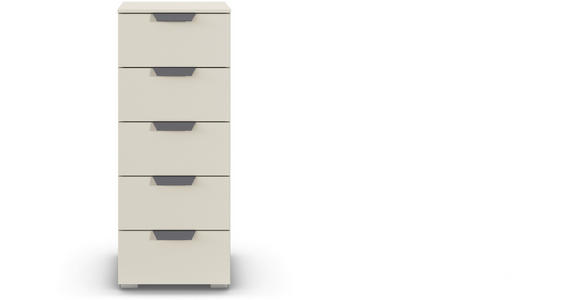 KOMMODE  in 40/100/42 cm  - Champagner/Dunkelgrau, Design, Holzwerkstoff/Metall (40/100/42cm) - Carryhome