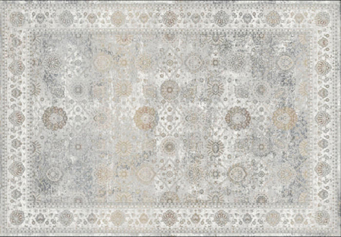 VINTAGE-TEPPICH 130/190 cm Paulien  - Beige/Grau, Design, Textil (130/190cm) - Dieter Knoll