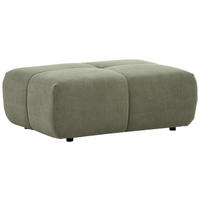 HOCKER in Textil Olivgrün  - Schwarz/Olivgrün, Design, Kunststoff/Textil (90/45/118cm) - Xora