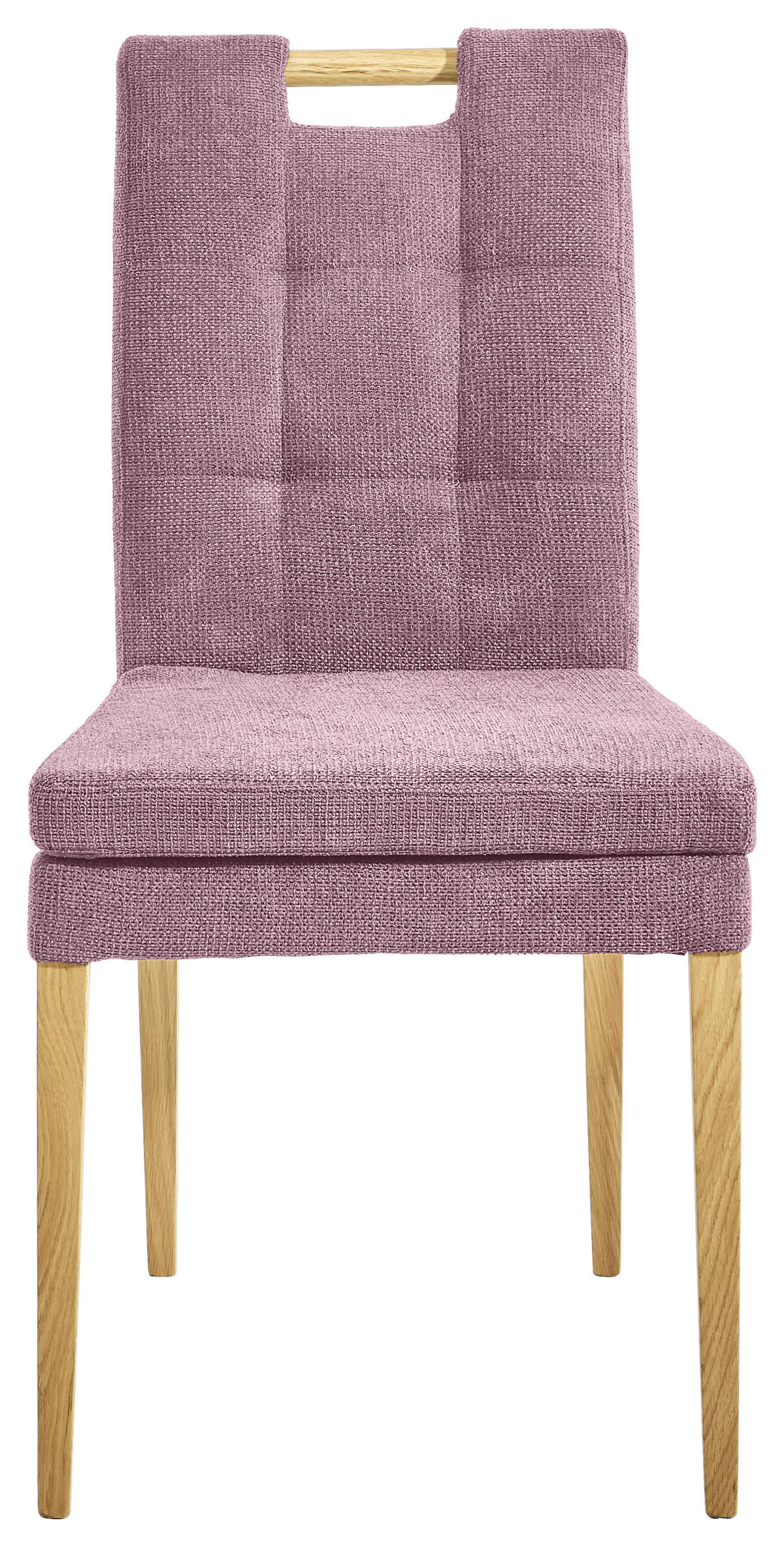 SZÉK fa, textil tölgyfa, fáradtrózsaszín  - tölgyfa/fáradtrózsaszín, Konventionell, textil/fa (47/91,5/59cm) - Cantus