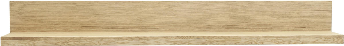 WANDBOARD Wildeiche massiv Wildeiche  - Wildeiche, Natur, Holz (132/20/20cm) - Carryhome