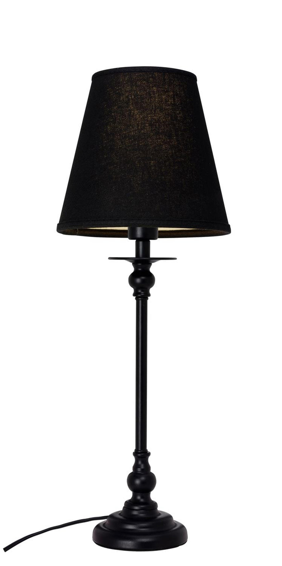 LAMPFOT   - svart, Klassisk, metall (39cm) - Cottex
