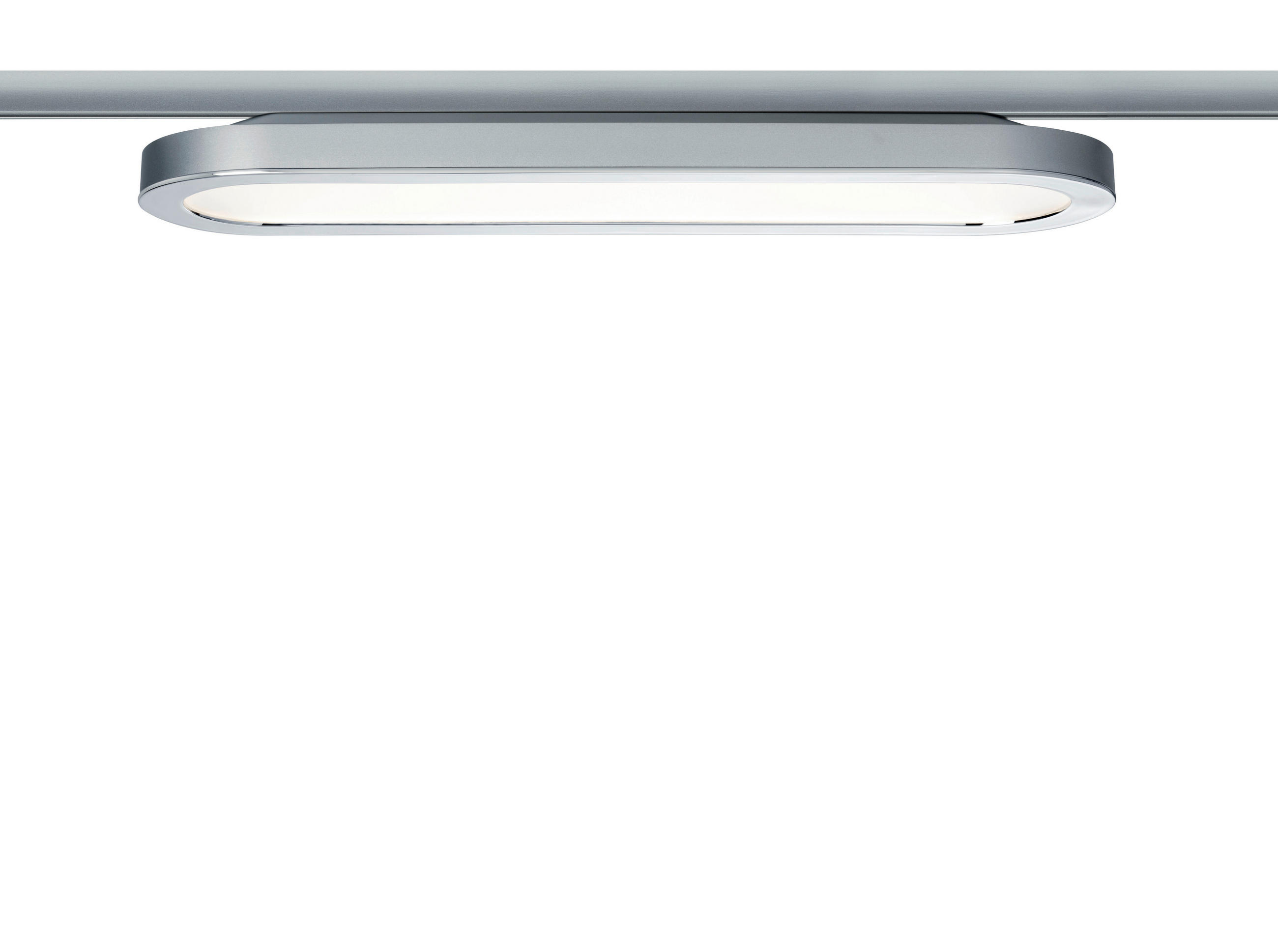 SCHIENENSYSTEM-STRAHLER URail 38/3,5/11 cm   - Chromfarben, Design, Kunststoff (38/3,5/11cm) - Paulmann