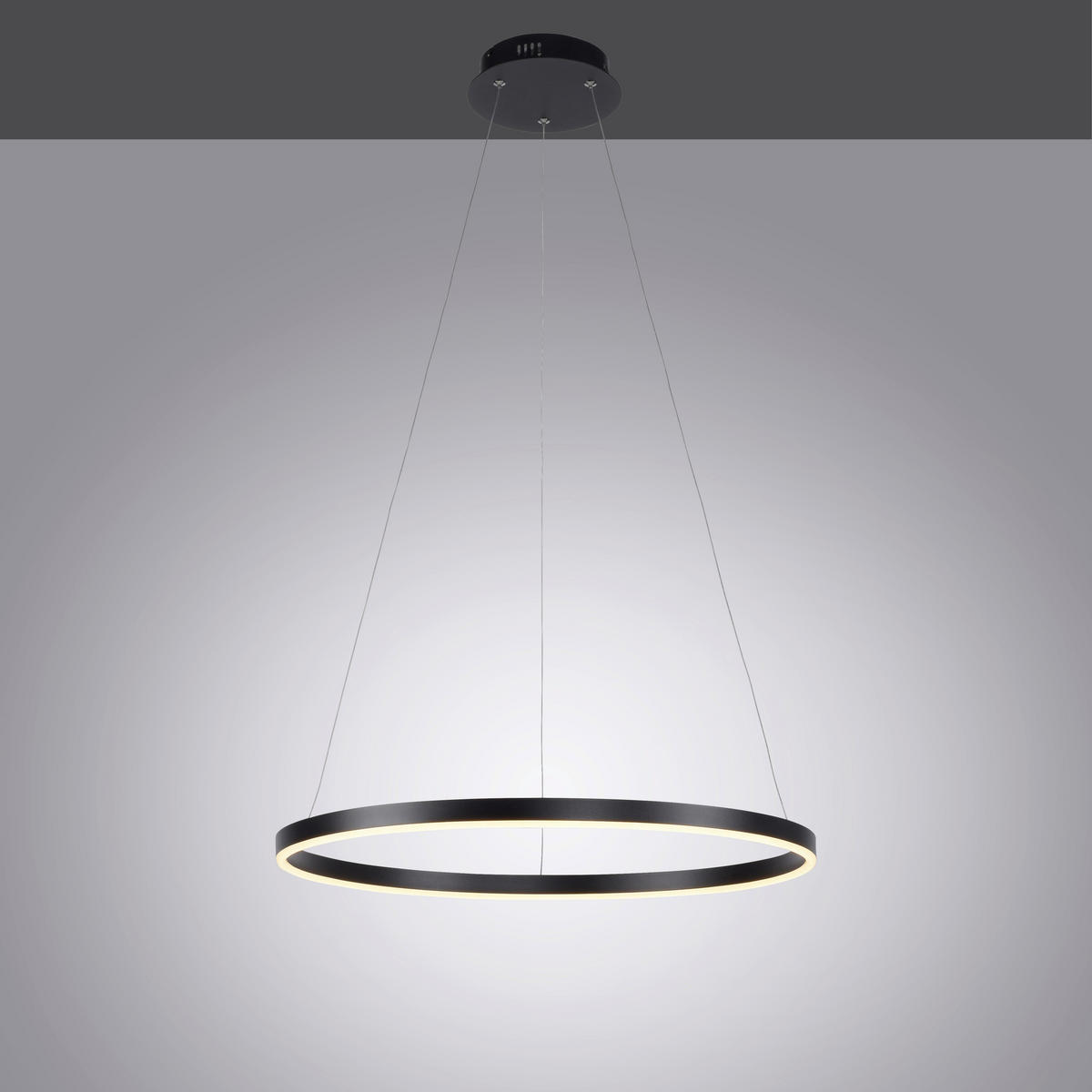 LED-HÄNGELEUCHTE 58,5/58,5/120 cm   - Anthrazit, Design, Kunststoff/Metall (58,5/58,5/120cm)