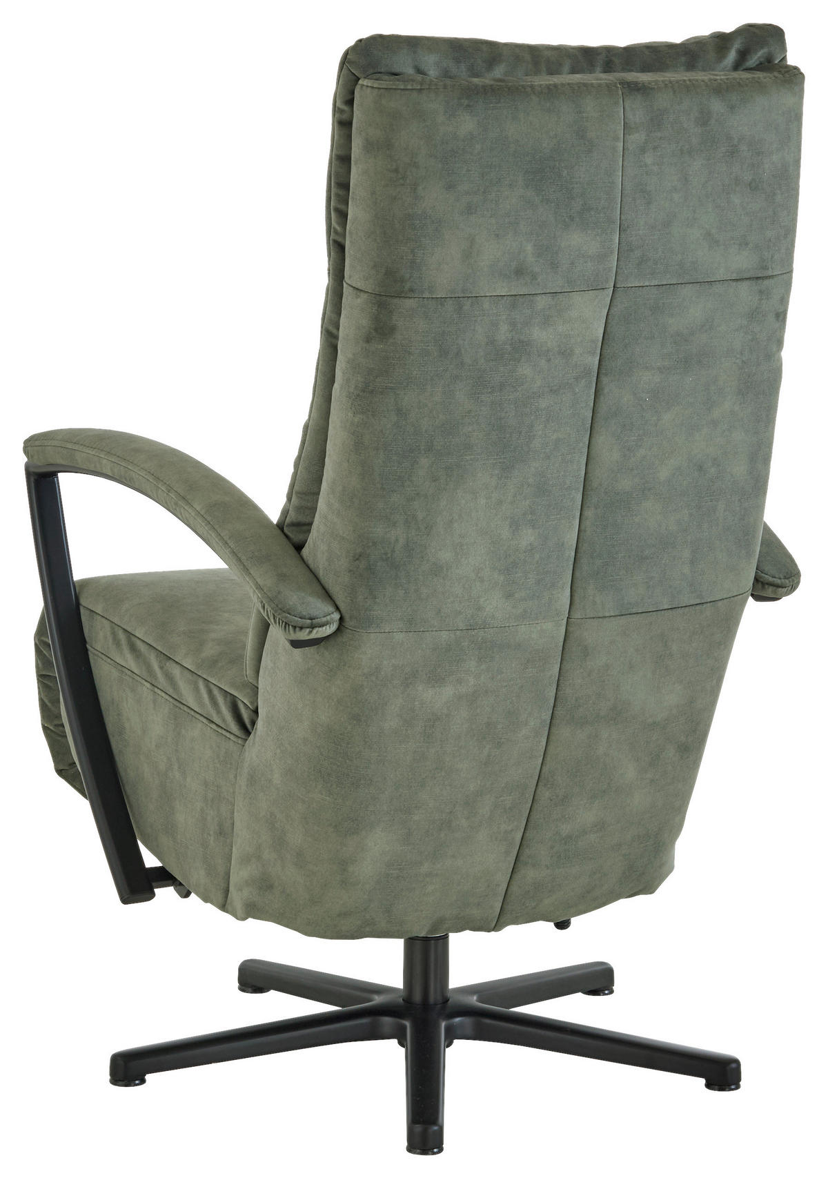 RELAXSESSEL in Textil Dunkelgrün  - Dunkelgrün/Schwarz, Design, Textil/Metall (66/112/83cm) - Beldomo Speed