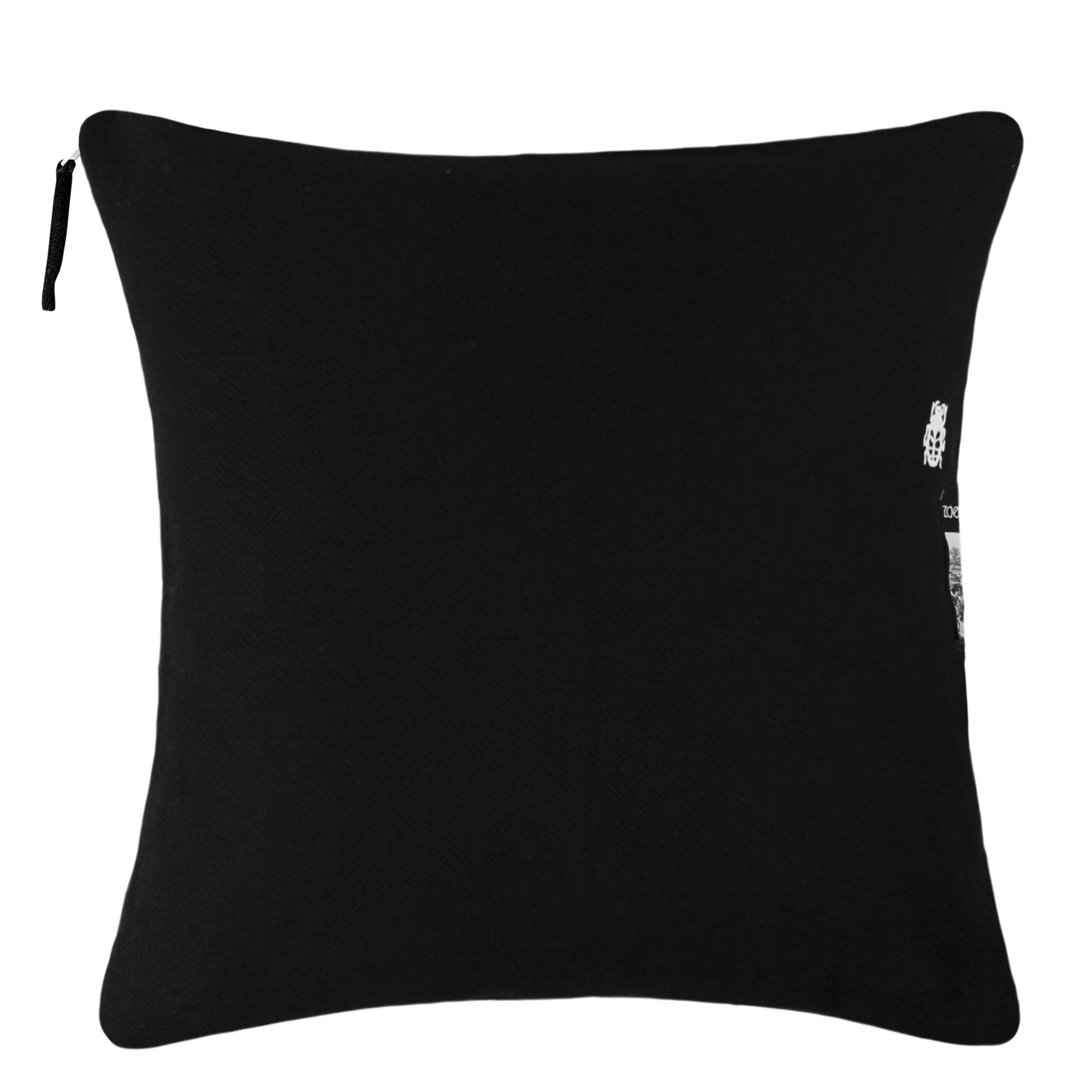 KISSENHÜLLE 40/40 cm  - Schwarz, Basics, Textil (40/40cm) - Zoeppritz