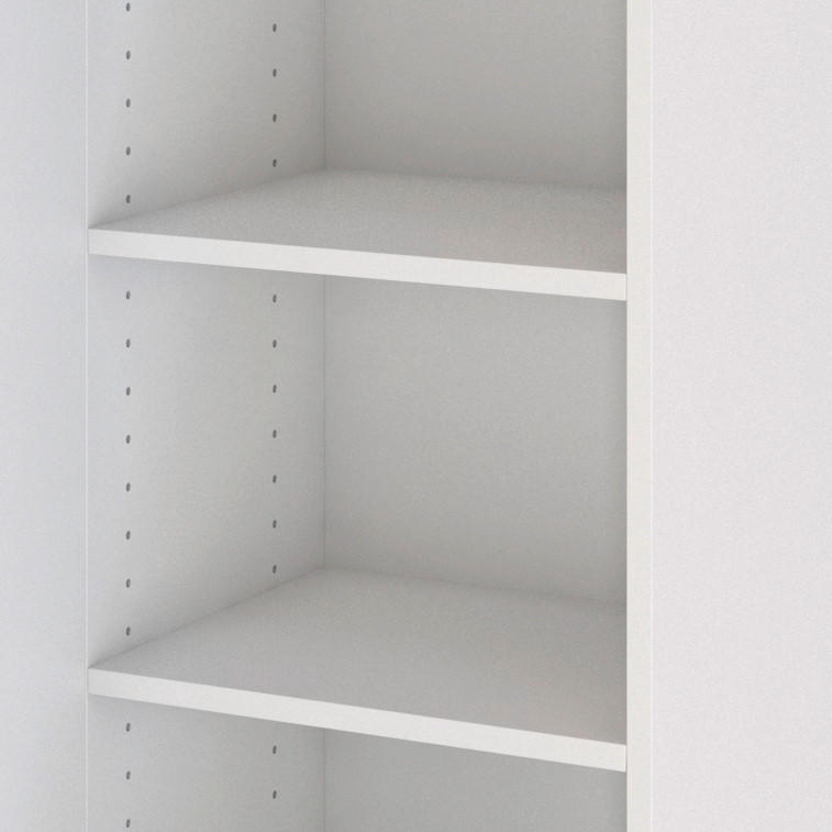 WASCHBECKENUNTERSCHRANK 60/55/35 cm  - Silberfarben/Weiß, KONVENTIONELL, Holzwerkstoff/Kunststoff (60/55/35cm) - Xora