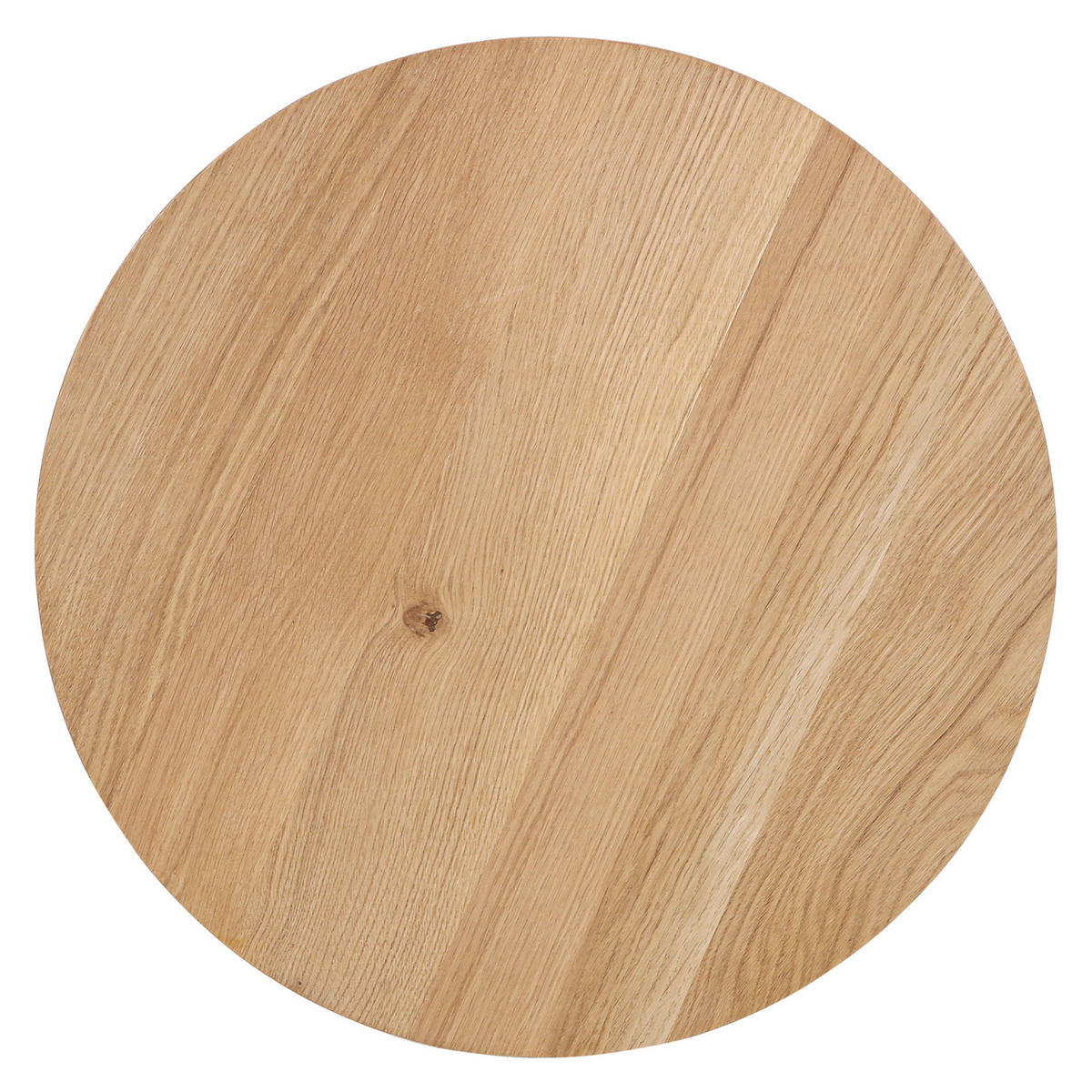 BEISTELLTISCH 45/45/45 cm Eiche massiv Eichefarben, Weiß rund  - Eichefarben/Weiß, Design, Holz/Metall (45/45/45cm) - Landscape