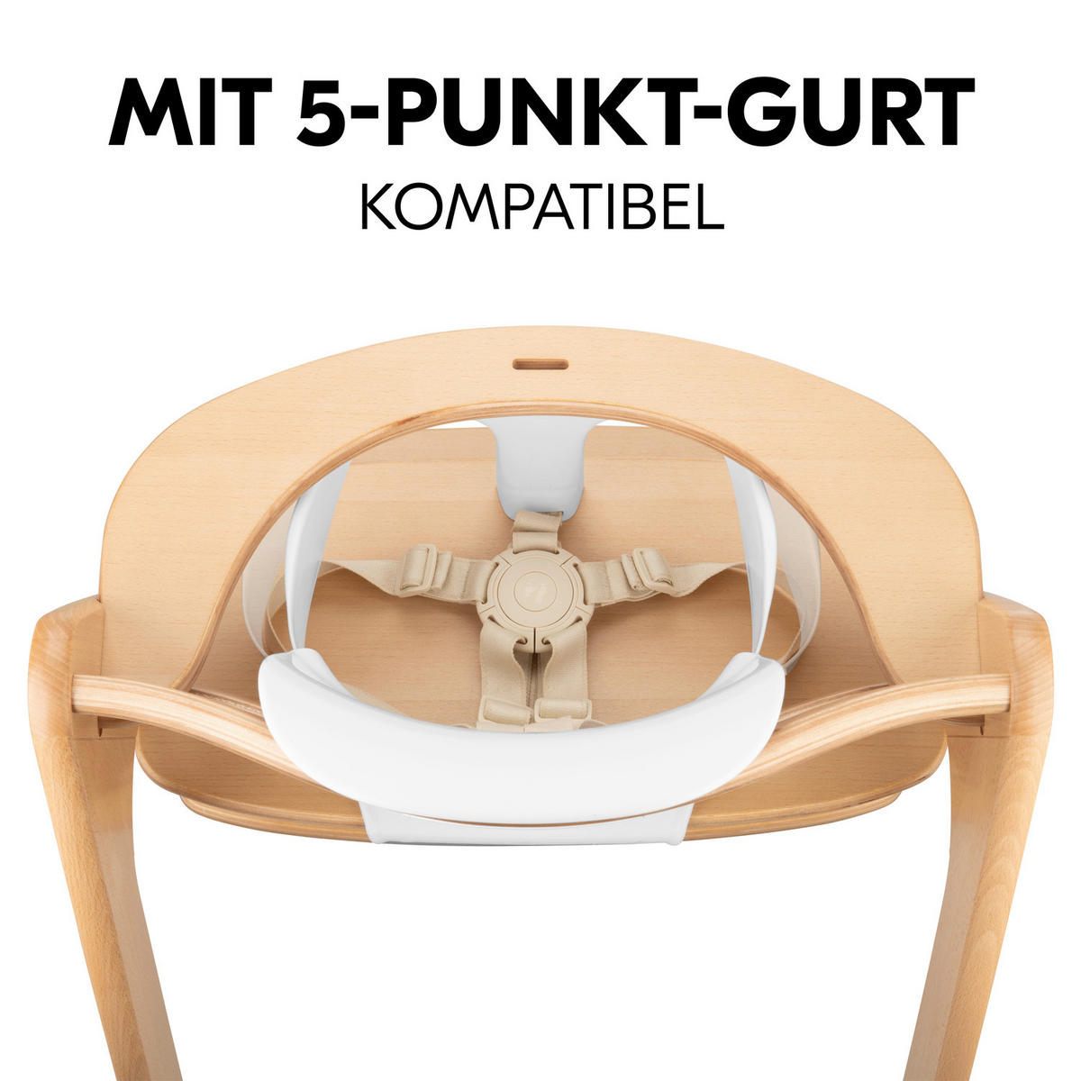 HOCHSTUHLSITZ Highchair Baby Seat  - Weiß, Basics, Kunststoff (32,5/32/34,5cm) - Hauck