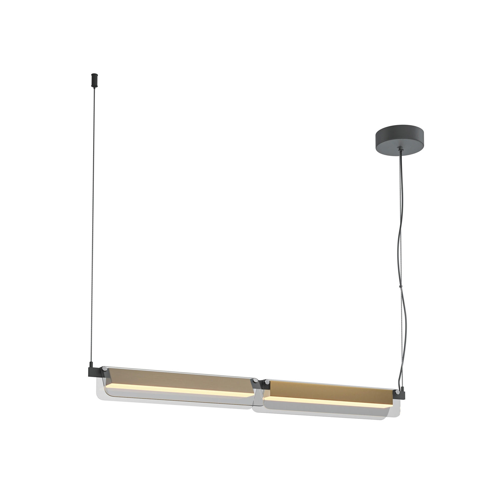 PENDELLEUCHTE Flat 93/312/12 cm  - Schwarz, Design, Metall (93/312/12cm) - MAYTONI