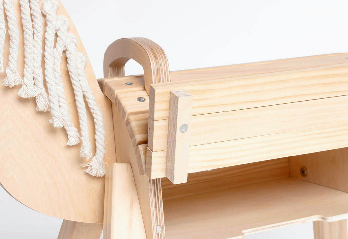 HOLZPFERD - Naturfarben, Basics, Holz (70/33/55cm) - Pinolino