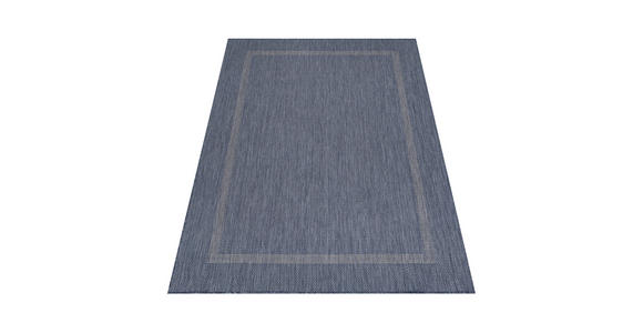 FLACHWEBETEPPICH 60/100 cm Relax  - Blau, Basics, Textil (60/100cm) - Novel