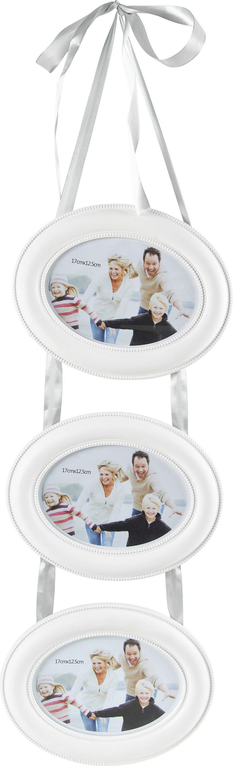 Sfoară Pentru Fotografii  - alb, Trend, sticlă/material pe bază de lemn (23/75cm) - Ambia Home