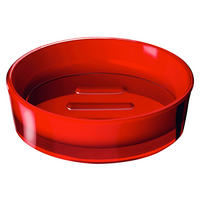 SEIFENSCHALE Kunststoff  - Rot, Basics, Kunststoff (11,3/3/11,3cm) - Sadena